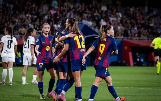 El Barça y el Madrid jugando esta temporada