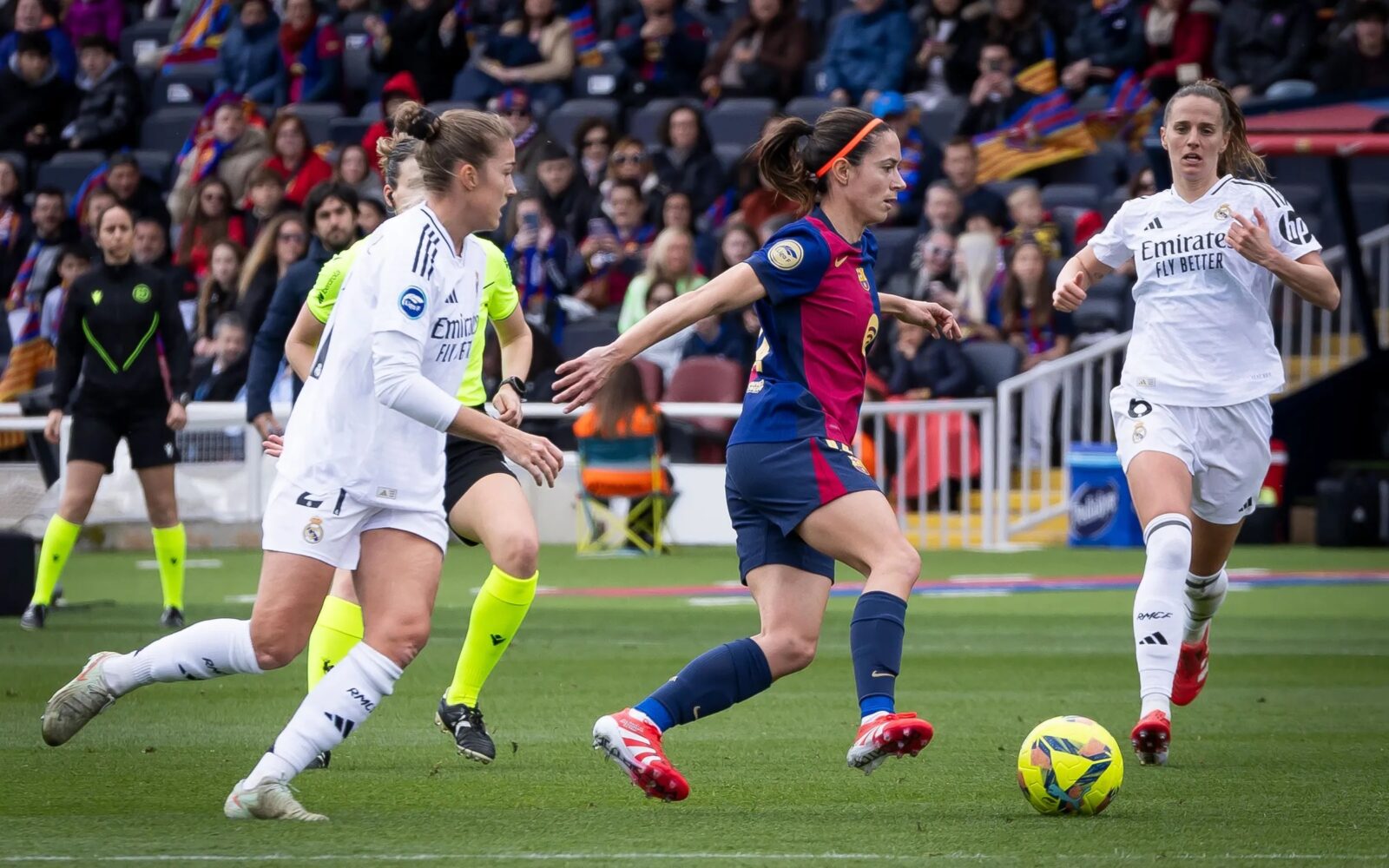 Aitana Bonmatí en el último Clásico.