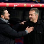 Simeone y Hansi Flick