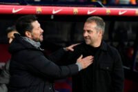 Simeone y Hansi Flick