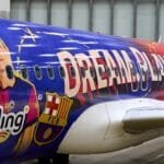 avión Barça Femenino