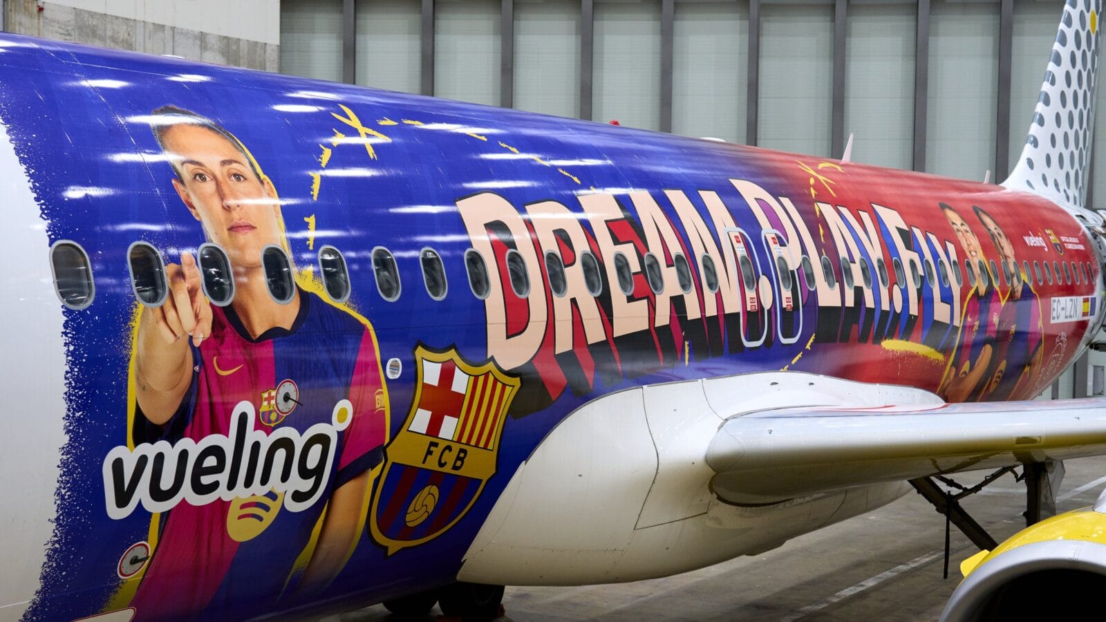 avión Barça Femenino