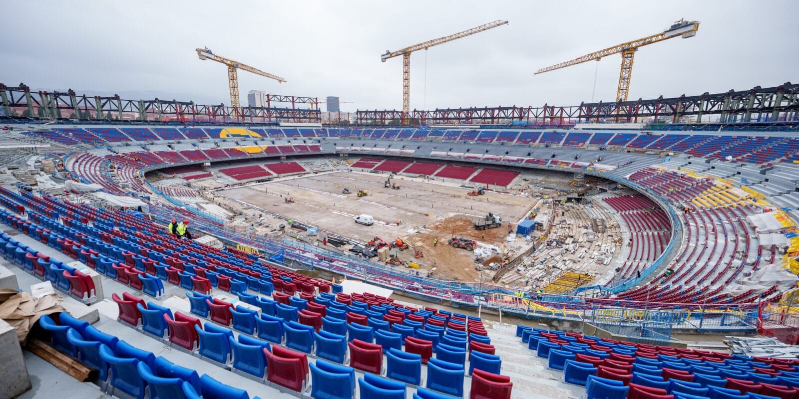 Avanzan las obras del nuevo Spotify Camp Nou