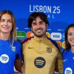 Alexia Putellas, Pere Romeu y Aitana Bonmatí