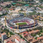 Imágenes del Camp Nou desde el aire