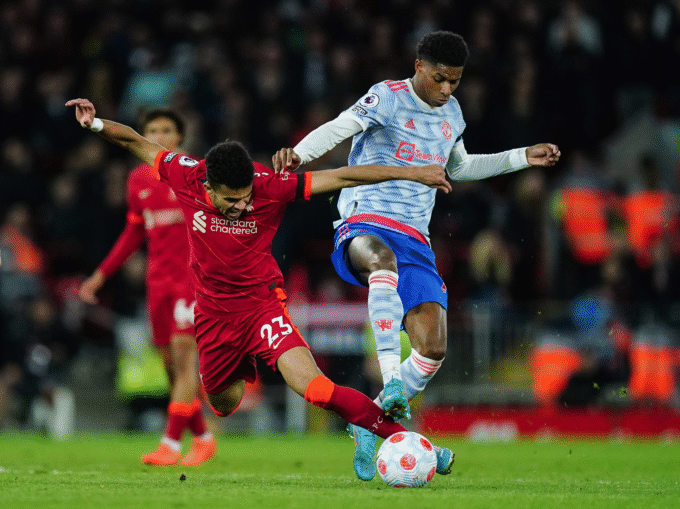 Luis Díaz y Marcus Rashford