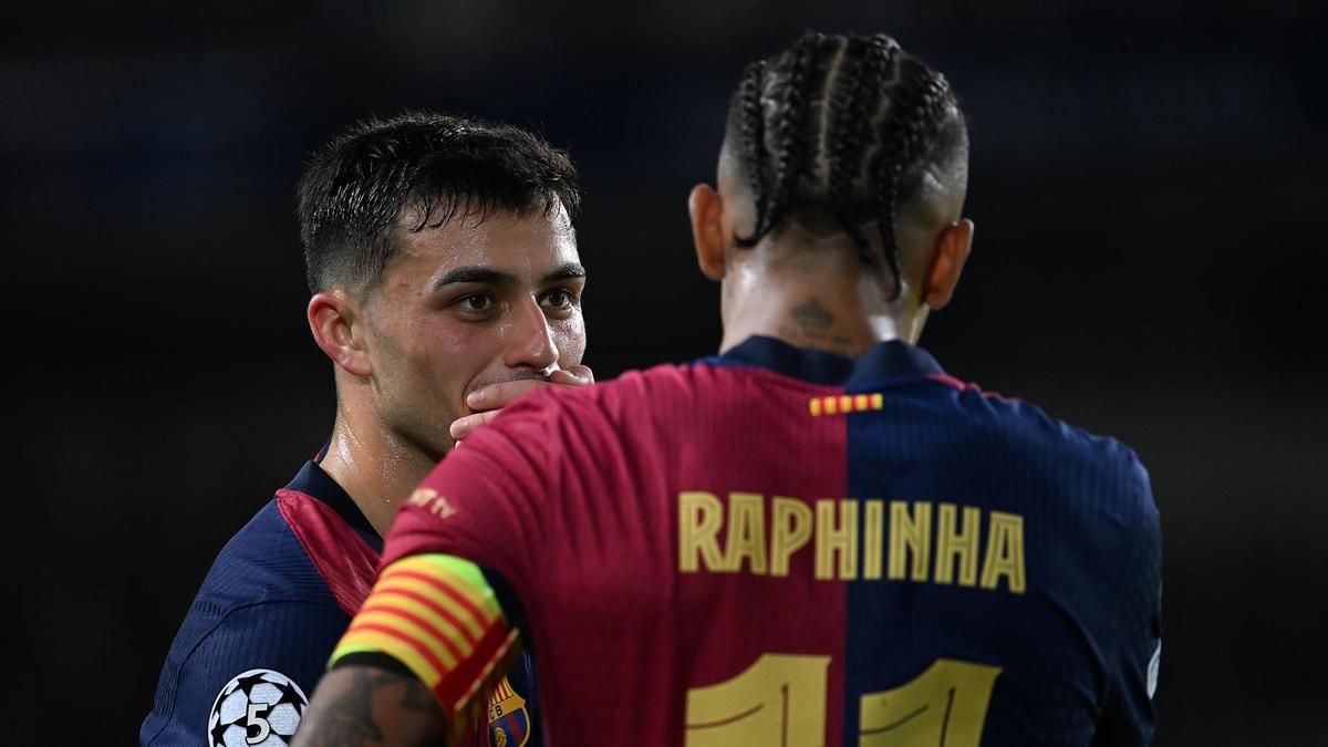 Raphinha y Pedri