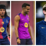 Jules Koundé, Eric García, Frenkie de Jong. Fuente: Propia