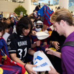 Frenkie de Jong en Corea del Sur.