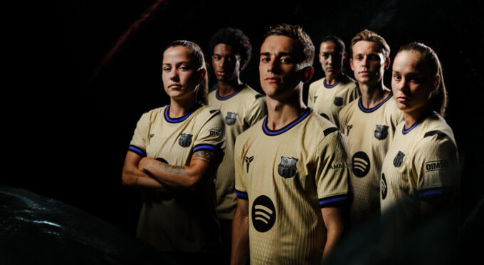 Segunda equipación Barça 2025/26.