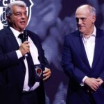 Laporta y Javier Tebas