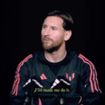 Messi en el spot con Adidas.