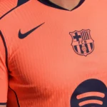 Tercera camiseta Barça Naranja