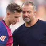 Hansi Flick y Fermín López