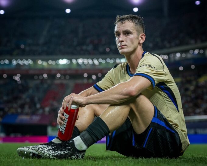 El mediocentro durante la pretemporada