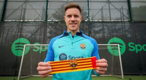 Ter Stegen con el brazalete