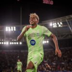 Lamine Yamal ante el Levante UD.