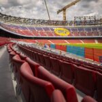 Imagen del estado actual de las obras del Spotify Camp Nou