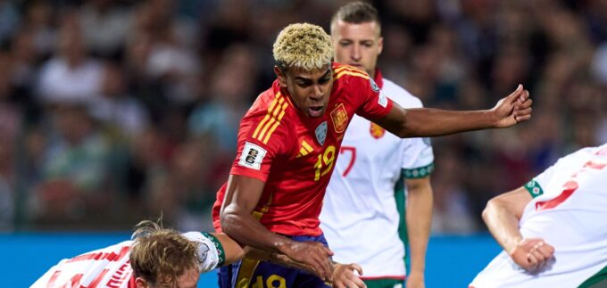 El futbolista del Barça con España