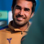 Pere Romeu en la previa del Real Sociedad vs Barça Femení