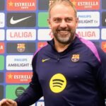 Flick, en la rueda de prensa previa al duelo liguero ante el Getafe. Foto: MARCA
