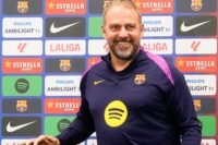 Flick, en la rueda de prensa previa al duelo liguero ante el Getafe. Foto: MARCA