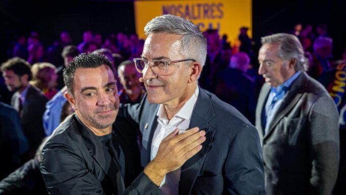 Xavi Hernández y Victor Font