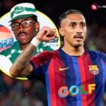 Camiseta del Barça en colaboración con Tyler The Creator con el logo de "GOLF"