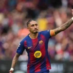 Raphinha fue el mejor del partido con un hat-trick