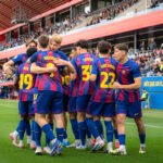 El derbi se queda en el Johan. / SocBlaugrana @Foto.monjo