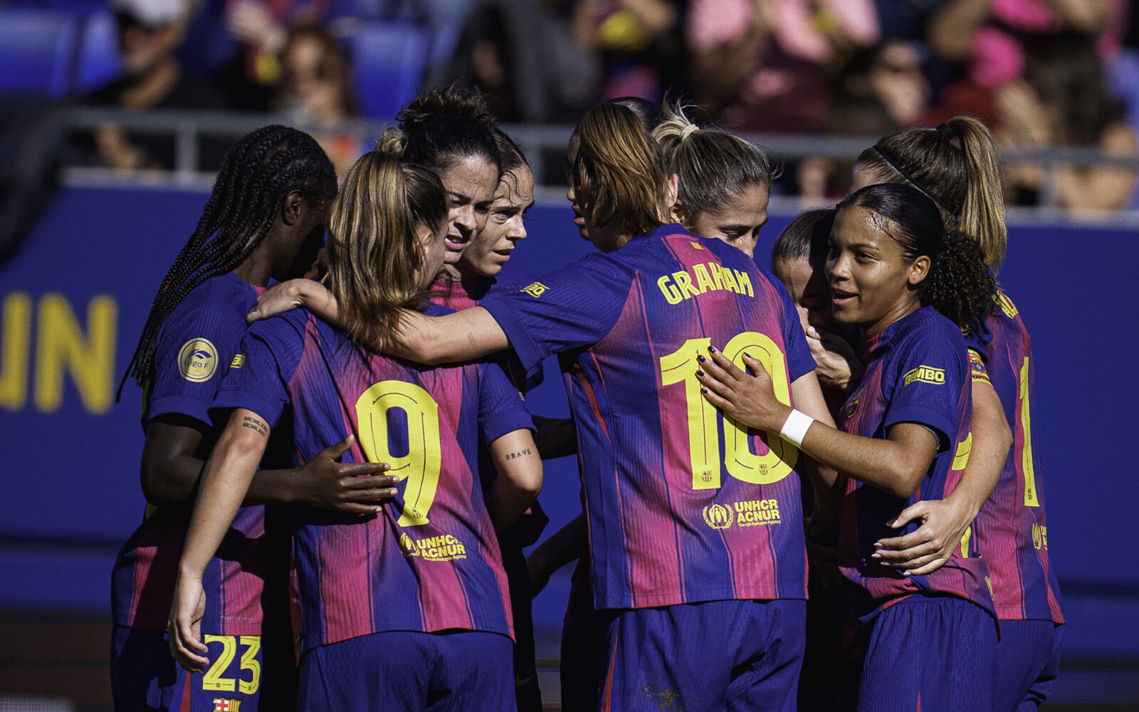 Victoria sufrida del Barça ante el CA Tenerife. Foto: FCB