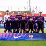 Once inicial del Barça Atlètic