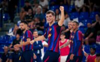 Primer gol de Roger con el primer equipo