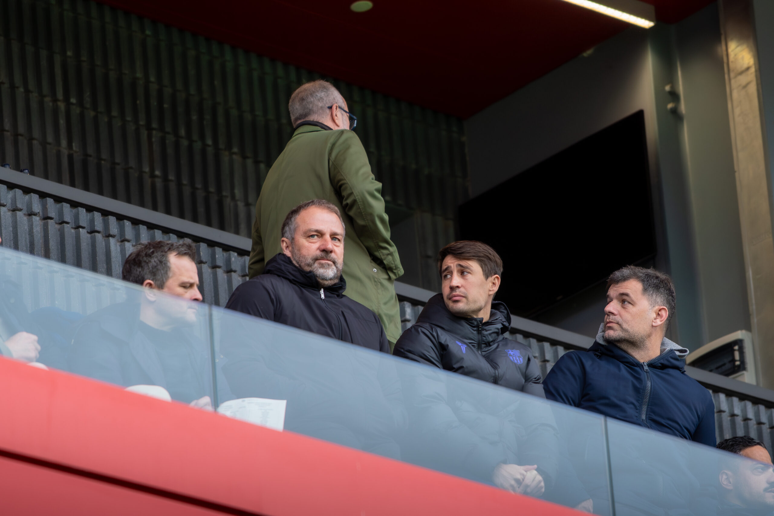 Flick, presente en el Barça B - SD Ibiza. Foto: @Foto.monjo