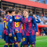 Primera victoria del año para el Barça Atlètic. Foto: @Foto.Monjo