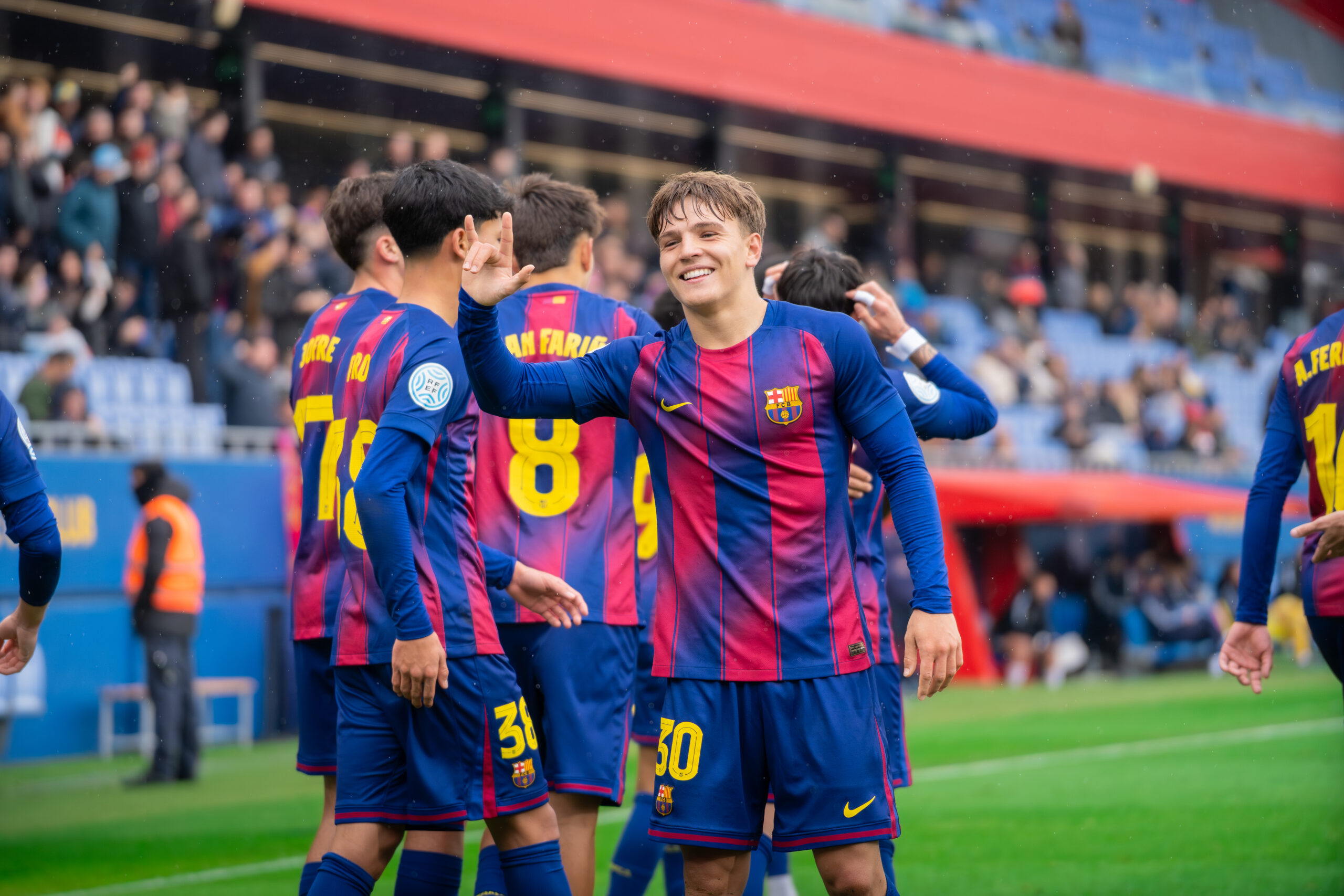 Primera victoria del año para el Barça Atlètic. Foto: @Foto.Monjo