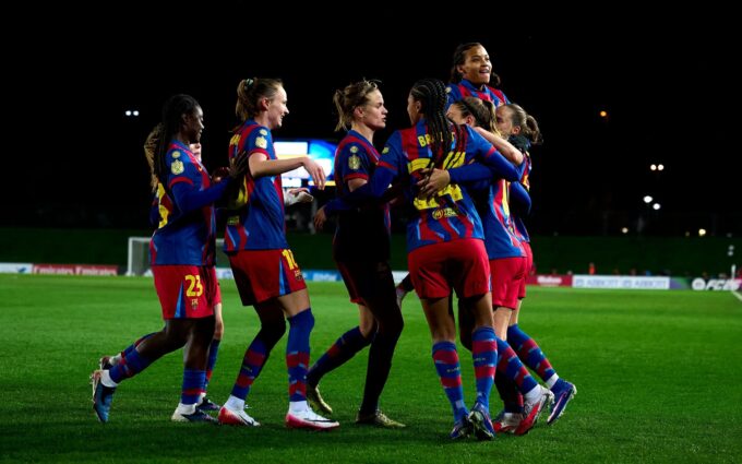 FC Barcelona femenino en la Copa de la Reina.
