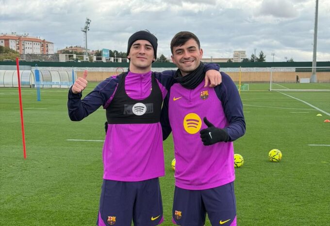 Gavi y Pedri en su recuperación