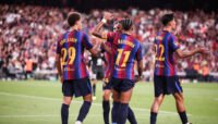 La victoria en el Gamper.