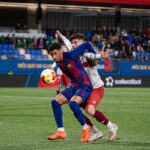 Oscar Ureña, durante el Barça B - Alcoyano. Foto: Pere Bru @p.bphoto