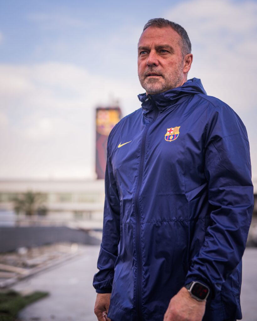 Flick en el entrenamiento previo a la vuelta de Copa