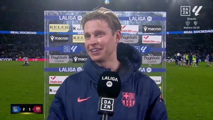 Frenkie en sus declaraciones.