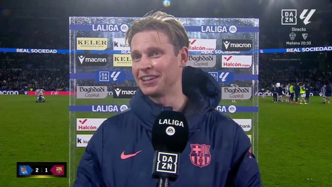 Frenkie en sus declaraciones.