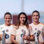 Ona Batlle, Aitana Bonmatí y Alexia Putellas.