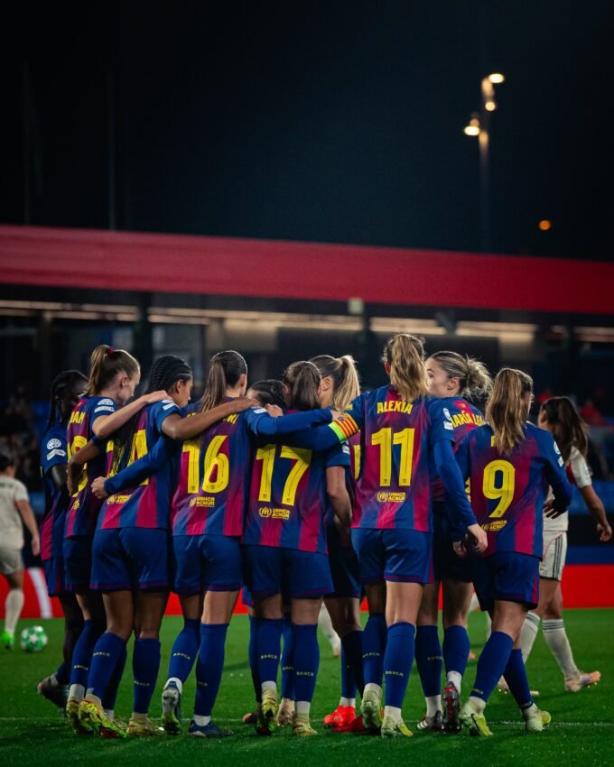 FC Barcelona femenino en la Women’s Champions League.