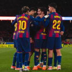 Celebración Gol Barça