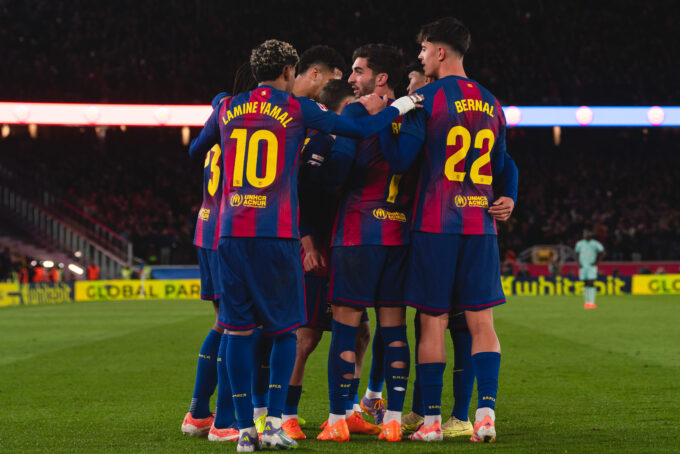 Celebración Gol Barça