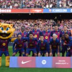 El once blaugrana contra el Oviedo.