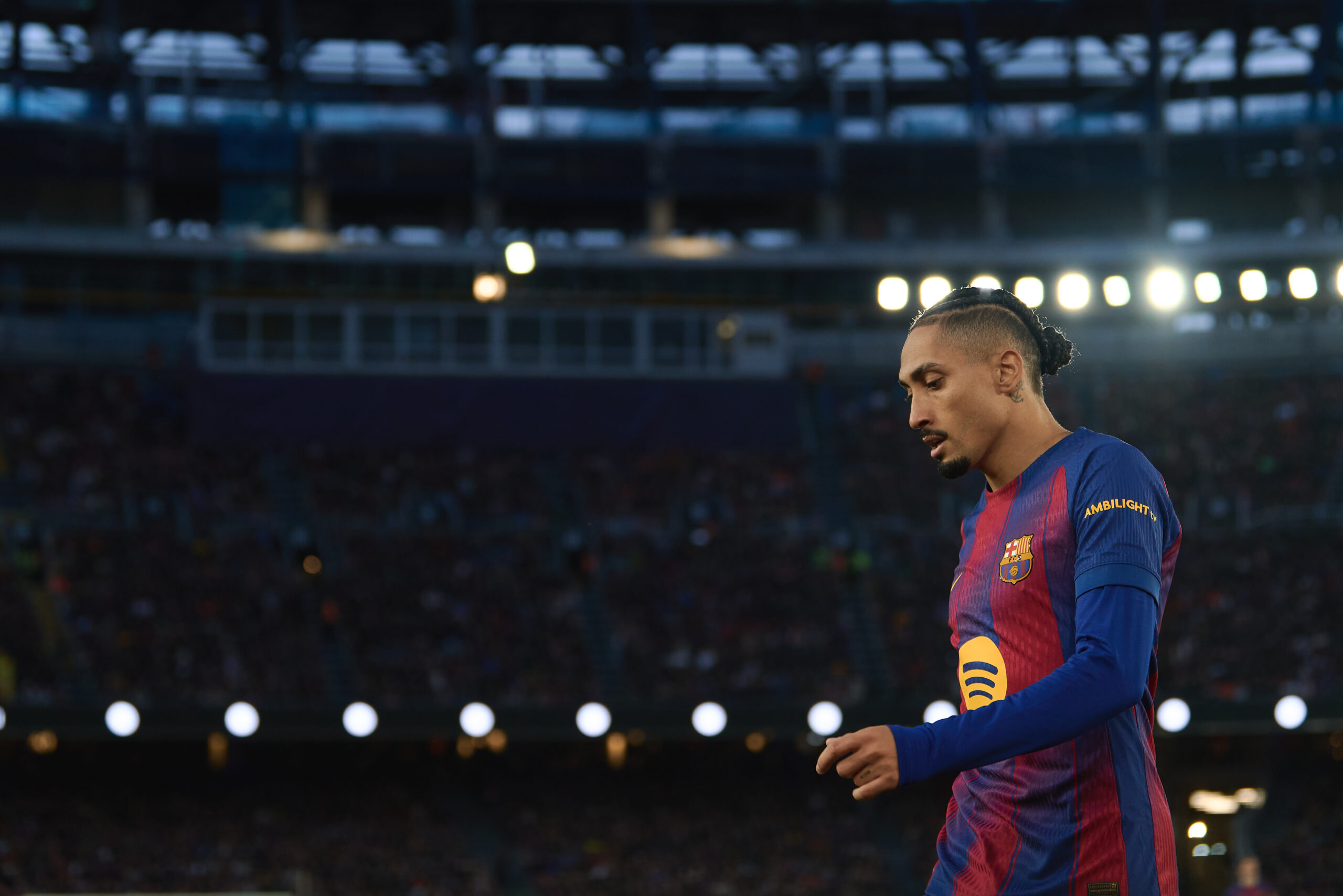 Raphinha ante el Oviedo. Fuente: SocBlaugrana / @gerardfrancophoto