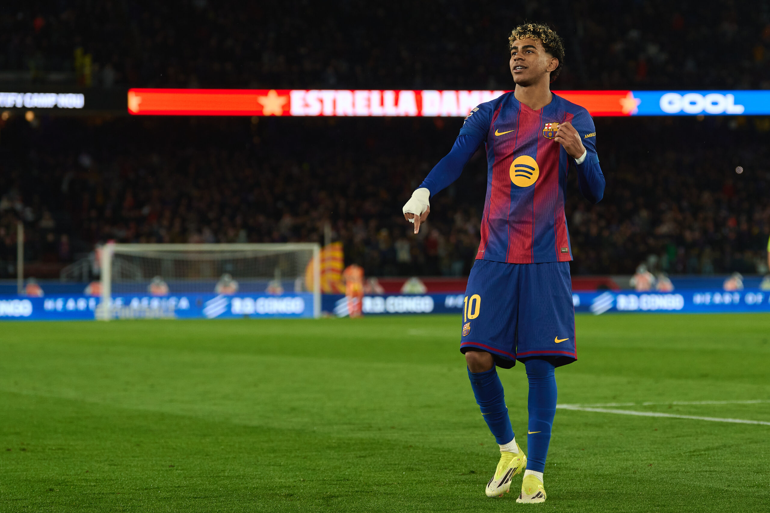 Lamine Yamal ante el Oviedo. Fuente: SocBlaugrana / @gerardfrancophoto